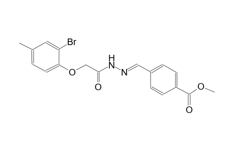 methyl 4-((E)-{[(2-bromo-4-methylphenoxy)acetyl]hydrazono}methyl)benzoate