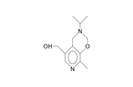 3-Isopropyl-5-hydroxymethyl-8-methyl-3,4-dihydro-pyrido(4,3-E)-1,3-oxazine