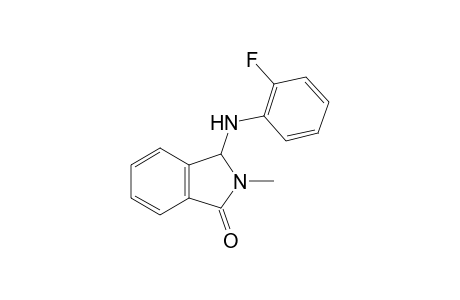 3-((2-fluorophenyl)amino)-2-methylisoindolin-1-one