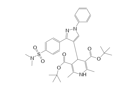 3,5-pyridinedicarboxylic acid, 4-[3-[4-[(dimethylamino)sulfonyl]phenyl]-1-phenyl-1H-pyrazol-4-yl]-1,4-dihydro-2,6-dimethyl-, bis(1,1-dimethylethyl) ester