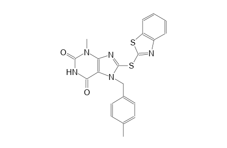 8-(1,3-benzothiazol-2-ylsulfanyl)-3-methyl-7-(4-methylbenzyl)-3,7-dihydro-1H-purine-2,6-dione