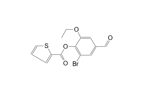 2-thiophenecarboxylic acid, 2-bromo-6-ethoxy-4-formylphenyl ester