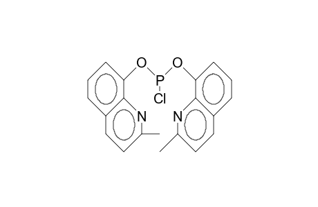 Chlorophosphonous acid, bis(2-methyl-8-quinolinyl) ester