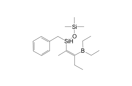 (E)-3-(diethylboryl)-2-[methylphenyl(trimethylsilyloxy0silyl]-2-pentene