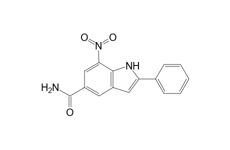 2-Phenyl-7-nitro-1H-indole-5-carboxamide