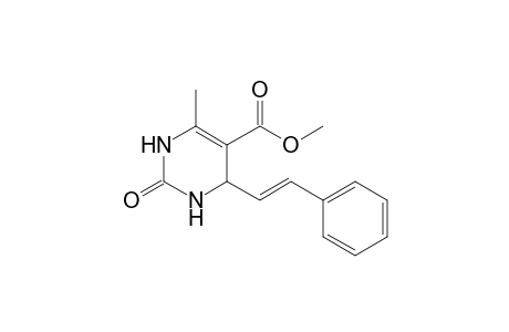 2-keto-6-methyl-4-[(E)-styryl]-3,4-dihydro-1H-pyrimidine-5-carboxylic acid methyl ester