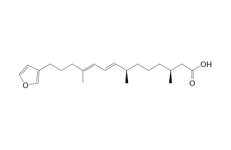 14-(Furan-3-yl)-3,7,11-trimethyltetradeca-8,10-diene-1-oic acid
