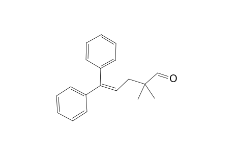 2,2-Dimethyl-5,5-diphenylpent-4-enal