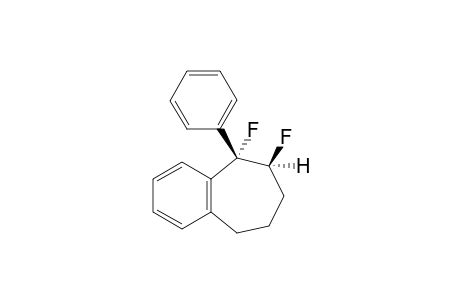 trans-1-Phenyl-1,2-difluorobenzocycloheptane