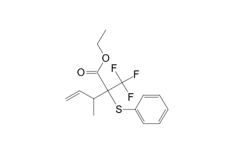 Ethyl 3-methyl-2-(phenylthio)-2-(trifluoromethyl)-4-pentenoate