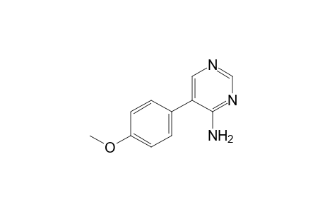 4-amino-5-(p-methoxyphenyl)pyrimidine