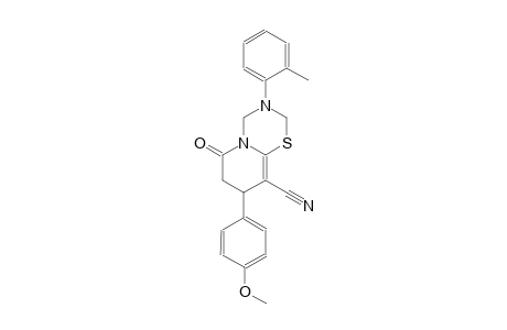 2H,6H-pyrido[2,1-b][1,3,5]thiadiazine-9-carbonitrile, 3,4,7,8-tetrahydro-8-(4-methoxyphenyl)-3-(2-methylphenyl)-6-oxo-