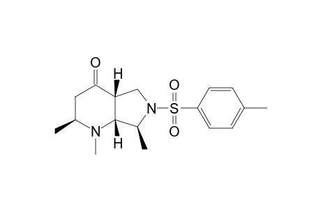 (2S,4aR,7S,7aR)-1,2,7-trimethyl-6-(4-methylphenyl)sulfonyl-2,3,4a,5,7,7a-hexahydropyrrolo[3,4-b]pyridin-4-one