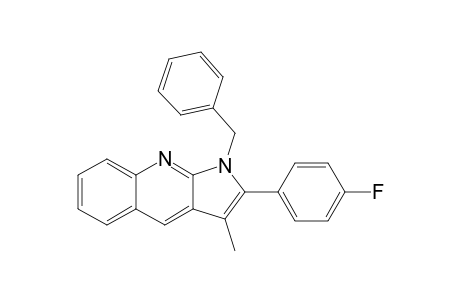 1-Benzyl-3-methyl-2-(4-fluorophenyl)pyrrolo[2,3-b]quinoline