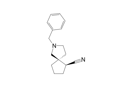 (5R*,6R*)-N-BENZYL-2-AZASPIRO-[4.4]-NONANE-6-CARBONITRILE