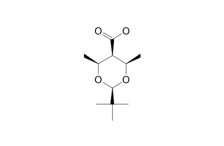 (2S,4R,5R,6R)-2-TERT.-BUTYL-4,6-DIMETHYL-1,3-DIOXAN-5-CARBOXYLIC-ACID