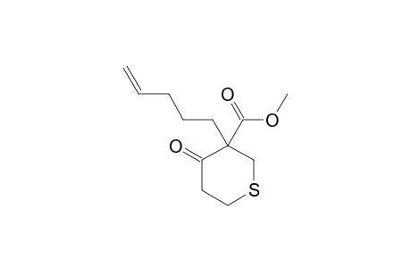 METHYL_TETRAHYDRO-4-OXO-3-(4-PENTENYL)-4-H-THIOPYRAN-3-CARBOXYLATE