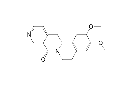 8H-Isoquino[2,1-b][2,7]naphthyridin-8-one, 5,6,13,13a-tetrahydro-2,3-dimethoxy-, (.+-.)-