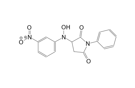 3-(hydroxy-3-nitroanilino)-1-phenyl-2,5-pyrrolidinedione