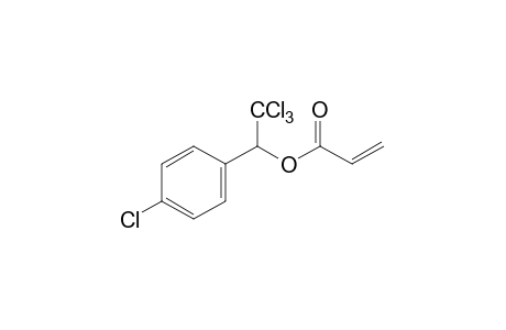 p-chloro-alpha-(trichloromethyl)benzyl alcohol, acrylate