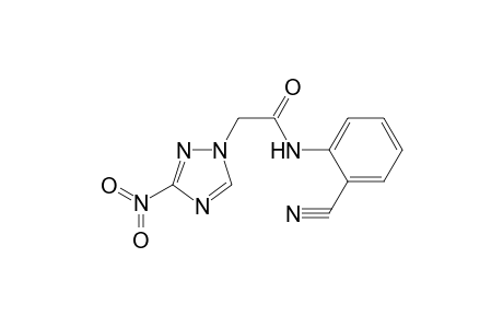 1H-1,2,4-Triazole-1-acetamide, N-(2-cyanophenyl)-3-nitro-