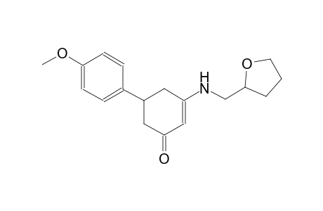 2-cyclohexen-1-one, 5-(4-methoxyphenyl)-3-[[(tetrahydro-2-furanyl)methyl]amino]-
