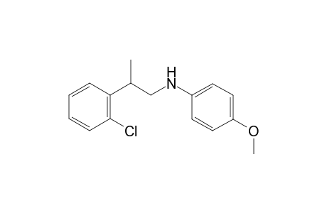 N-(2-(2-Chlorophenyl)propyl)-4-methoxyaniline