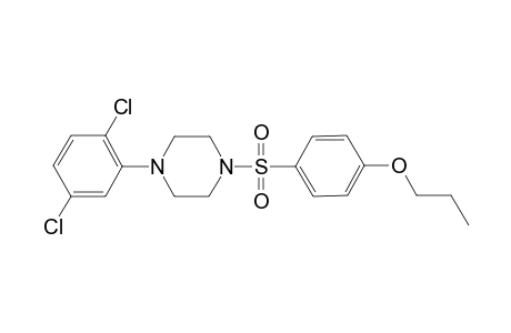 1-(2,5-dichlorophenyl)-4-(4-propoxyphenyl)sulfonyl-piperazine