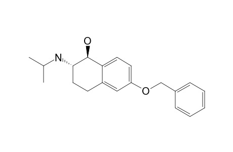 TRANS-2-AMINO-6-BENZYLOXY-N-ISOPROYL-1,2,3,4-TETRAHYDRO-1-NAPHTHALENOL