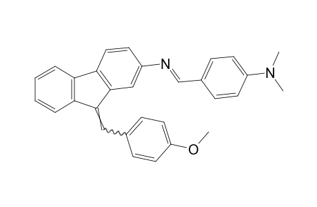 N-[p-(dimethylamino)benzylidene]-9-(p-methoxybenzylidene)fluoren-2-amine