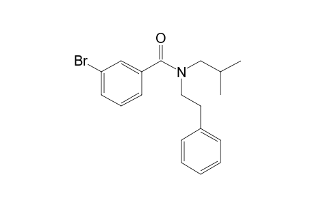 3-Bromobenzamide, N-(2-phenylethyl)-N-isobutyl-