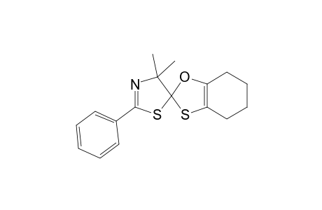 4,4',5,5',6,7-Hexahydro-4,4'-dimethyl-2'-phenylspiro[1,3-bebzoxazthiole-2,5'-(1,3)thiazole]