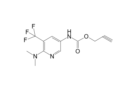 2-Propynyl 6-(dimethylamino)-5-(trifluoromethyl)-3-pyridinylcarbamate