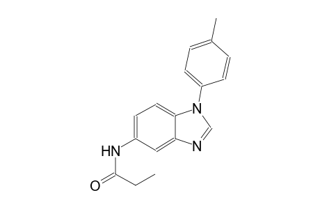 N-[1-(4-methylphenyl)-1H-benzimidazol-5-yl]propanamide