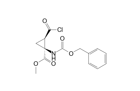 (1S,2R)-1-(benzyloxycarbonylamino)-2-chlorocarbonyl-cyclopropanecarboxylic acid methyl ester