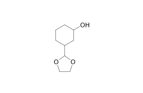 Cyclohexanol, 3-(1,3-dioxolan-2-yl)-