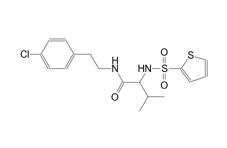 N-[2-(4-chlorophenyl)ethyl]-3-methyl-2-[(2-thienylsulfonyl)amino]butanamide