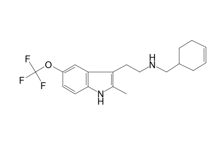 (Cyclohex-3-enylmethyl)[2-(2-methyl-5-trifluoromethoxy-1H-indol-3-yl)ethyl]amine