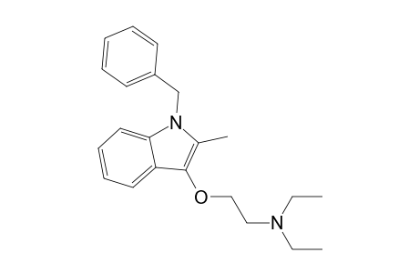 1-Benzyl-2-methyl-3-[2'-(N,N-diethylamino)ethoxy]-indole