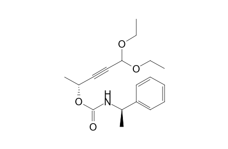(R,R)-5,5-Diethoxypent-3yn-2-yl N-1-(phenylethyl)carbamate
