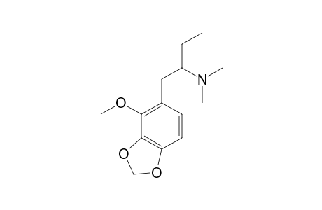 N,N-Dimethyl-1-(2-methoxy-3,4-methylenedioxyphenyl)butan-2-amine