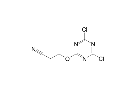 3-[(4,6-dichloro-1,3,5-triazin-2-yl)oxy]propanenitrile