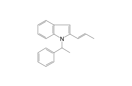 1-(1-Phenylethyl)-2-(prop-1-enyl)-1H-indole