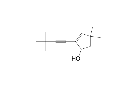 2-(3,3-dimethylbut-1-ynyl)-4,4-dimethyl-1-cyclopent-2-enol