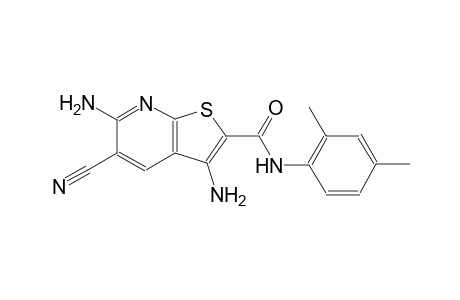 3,6-diamino-5-cyano-N-(2,4-dimethylphenyl)thieno[2,3-b]pyridine-2-carboxamide