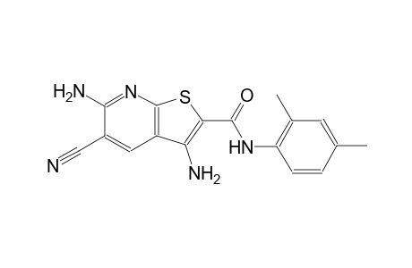 3,6-diamino-5-cyano-N-(2,4-dimethylphenyl)thieno[2,3-b]pyridine-2-carboxamide