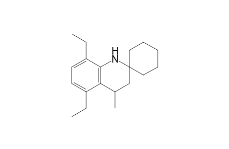 5',8'-diethyl-4'-methyl-3',4'-dihydro-1'H-spiro[cyclohexane-1,2'-quinoline]