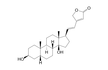 3-[(E)-2-[(3S,5R,8R,9S,10S,13R,14S,17R)-10,13-dimethyl-3,14-bis(oxidanyl)-1,2,3,4,5,6,7,8,9,11,12,15,16,17-tetradecahydrocyclopenta[a]phenanthren-17-yl]ethenyl]-2H-furan-5-one