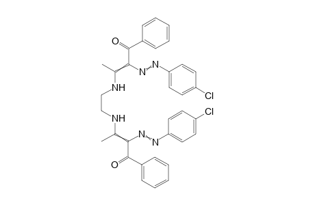 3,3'-(ethane-1,2-diylbis(azanediyl))bis(2-((4-chlorophenyl)diazenyl)-1-phenylbut-2-en-1-one)