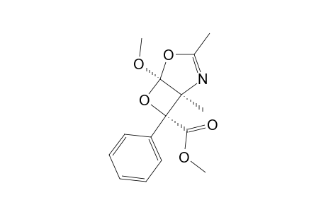 EXO-5-METHOXY-1,3-DIMETHYL-7-PHENYL-4,6-DIOXA-2-AZABICYCLO-[3.2.0]-HEPT-2-ENE-7-CARBOXYLIC-ACID-METHYLESTER